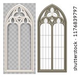 realistic gothic medieval... | Shutterstock .eps vector #1176839797