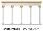 golden luxury classic arch with ... | Shutterstock .eps vector #1927563974