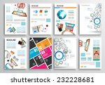 set of flyer design  web... | Shutterstock .eps vector #232228681