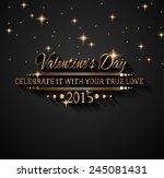 valentines day background for... | Shutterstock .eps vector #245081431