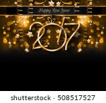 2017 happy new year background... | Shutterstock .eps vector #508517527