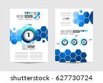 brochure template  flyer design ... | Shutterstock . vector #627730724