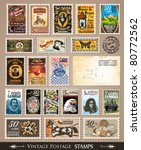 Collection Of Vintage Postage...
