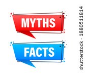 facts and myths bubble isolated ... | Shutterstock .eps vector #1880511814