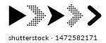 set of new style black vector... | Shutterstock .eps vector #1472582171