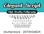 calligraphic vintage... | Shutterstock .eps vector #2073426824