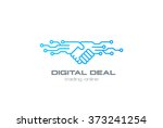 digital deal online smart... | Shutterstock .eps vector #373241254