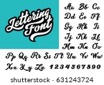 calligraphic vintage... | Shutterstock .eps vector #631243724