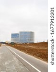 Small photo of Moscow / Russia - March 2020: administrative and business center of ADC Kommunarka in Moscow