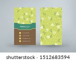double sided vertical business... | Shutterstock .eps vector #1512683594