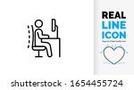 real line icon symbol of... | Shutterstock .eps vector #1654455724