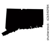 Connecticut map, vector illustration