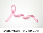 pink breast cancer ribbon... | Shutterstock . vector #1174859641