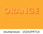 modern font 3d bold and alphabet | Shutterstock .eps vector #1524299714