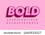 modern 3d font and alphabet for ... | Shutterstock .eps vector #1660933327