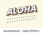 modern 3d font and alphabet for ... | Shutterstock .eps vector #1662194311