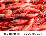 Small photo of Delicious shrimp dish. Prawn dish. Species called red gamba or tiger
