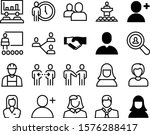 people vector icon set such as  ... | Shutterstock .eps vector #1576288417