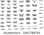  tattoo vector clip art.... | Shutterstock .eps vector #1861788781
