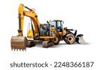 Excavator and bulldozer loader...