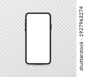 device screen mockup. phone... | Shutterstock .eps vector #1927963274