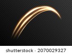 vector glowing light lines.... | Shutterstock .eps vector #2070029327