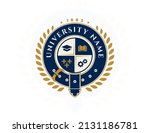 university school emblem logo... | Shutterstock .eps vector #2131186781