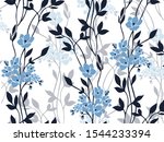 illustrations flower design... | Shutterstock . vector #1544233394