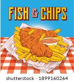 Fish And Chips Poster Banner...