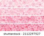 horizontal long background... | Shutterstock .eps vector #2112297527