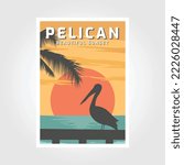 Pelican Vintage Poster....