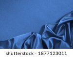      Blue Silk Satin Fabric...