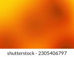 Yellow burnt orange red fiery golden brown black abstract background for design. Color gradient. Rough, grain, noise. Colorful bright spots.