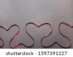 valentine's day heart shaped... | Shutterstock . vector #1597391227