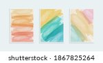 watercolor brush style cover... | Shutterstock .eps vector #1867825264