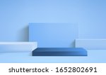 background vector 3d blue... | Shutterstock .eps vector #1652802691