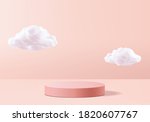 background vector 3d pink... | Shutterstock .eps vector #1820607767