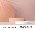 abstract minimal scene with... | Shutterstock .eps vector #1874680621