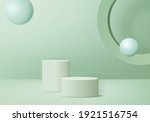 cylinder abstract minimal scene ... | Shutterstock .eps vector #1921516754