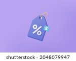 online shopping tag price 3d... | Shutterstock .eps vector #2048079947