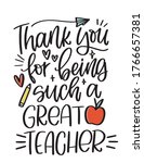 elementary school teacher... | Shutterstock .eps vector #1766657381