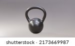 3d realistic black heavy weight ... | Shutterstock .eps vector #2173669987
