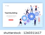 team building concept... | Shutterstock .eps vector #1260311617