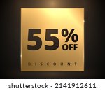55 Off Discount Banner. Special ...