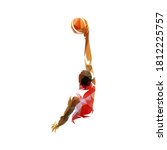 basketball player shooting ball ... | Shutterstock .eps vector #1812225757
