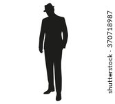 Man In Hat  Vector Isolated...