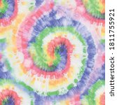 rainbow tie dye swirl. spiral...