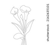 Calla Flower Coloring Book Page ...
