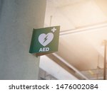 Small photo of The AED using in emergency situation such as acute cardiac arrest.
