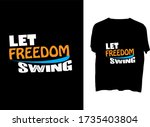 let freedom  swing   ... | Shutterstock .eps vector #1735403804